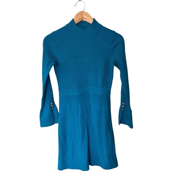 NWT Ann Taylor Ribbed Button Cuff Sweater Dress - Picture 4 of 14